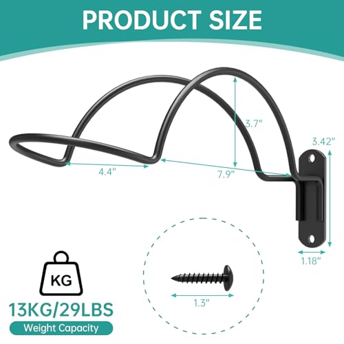 2 Pcs Wall Mounted Helmet Rack Storage Display Rack Hanger, Motorcycle Helmet Holder for Equestrian/Baseball/Iron Man/Scout Trooper/HockeyHelmet（No Helmet） - size: 2 PCS