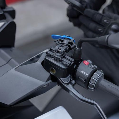 Quad Lock Brake Reservoir Motorcycle Phone Mount Kit with Vibration Dampener and MAG Universal Adaptor - size: Brake Reservoir Mount