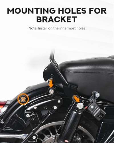 PBYMT Detachable Passenger Backrest Fit for Harley Touring, Quick Release Sissy Bar Compatible with Harley Davidson Street Glide Road Glide Road King Electra Glide Ultra Limited 2009-2024 (Chrome) - color: Chrome