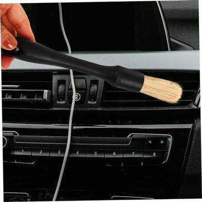 ULTECHNOVO 3pcs Automotive Detailing Brush Soft Bristle Interior Cleaning Kit for Cars Trucks and Motorcycles for Wheels Rims and Upholstery Material for Scratch Cleaning