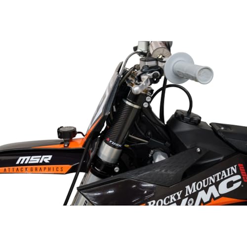 Tusk Carbon Fiber Registration Fork Wrap for Motorcycles with Inverted Style Forks Compatible with KTM HONDA YAMAHA KAWASAKI HUSQVARNA BETA GASGAS SHERCO SUZUKI