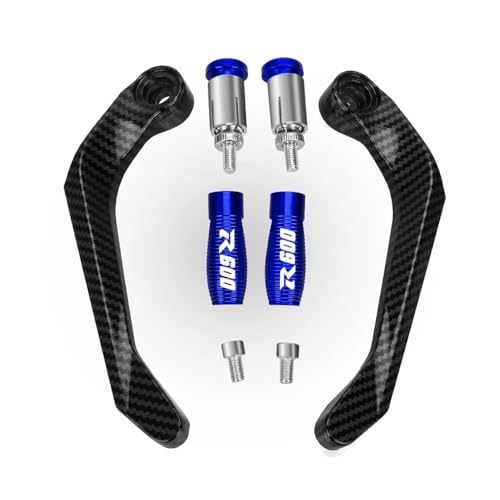 Motorcycle Handguard for for GSXR 600 GSX-R600 2001-2024 2025 Motorcycle Handlebar Grips Brake Clutch Levers Guard Protector Handguard - color: Blue With logo