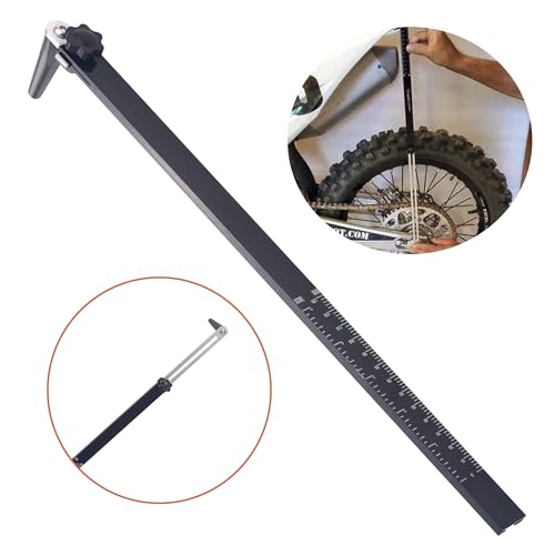 Sliding Sag Scale for Dirt Bike Motorcycles,Dirt Bike Rear Shock Sag Tool Aluminum Suspension Sag Setting Tool