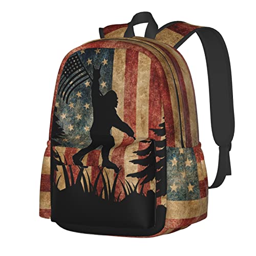 American Flag Tree Backpack Bookbag Laptop Backpacks Multipurpose Daypack for Boys Girls School Men Women Travel Hiking - color: American Flag