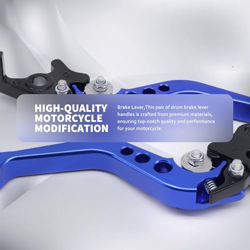 Motorcycle Brake Levers 22mm 7/8" Aluminum Clutch Levers CNC Clutch Handlebar Brake Clutch Levers Brake Pump Handles Universal Clutch Cylinder For Motorcycle Motorbike Pit Bike Moto(Blue)