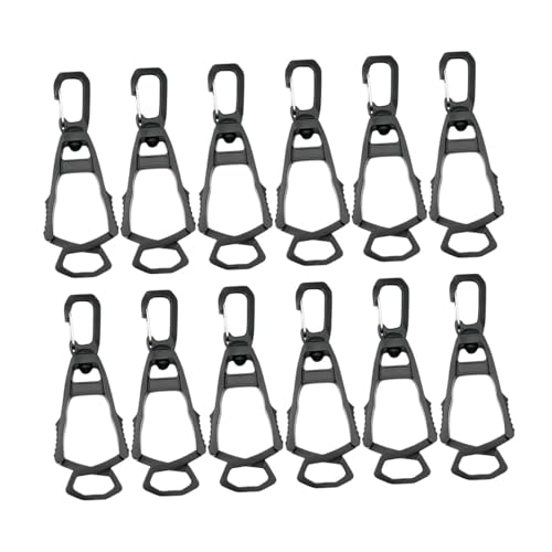 Almencla 12 Pieces Outdoor Glove Clips Prevent Loss for Belt And Pants Clamp Grabber