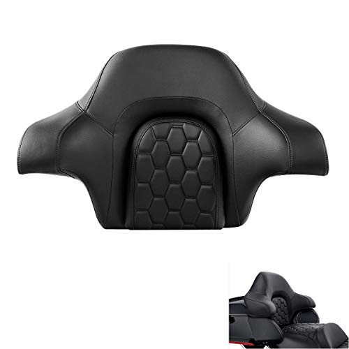 C.C. RIDER Wrap Around King Tour Trunk Backrest fit for Harley Touring Road King Street Glide Road Glide Electra Glide 2014-2024 - color: Passenger Backrest 23#Black