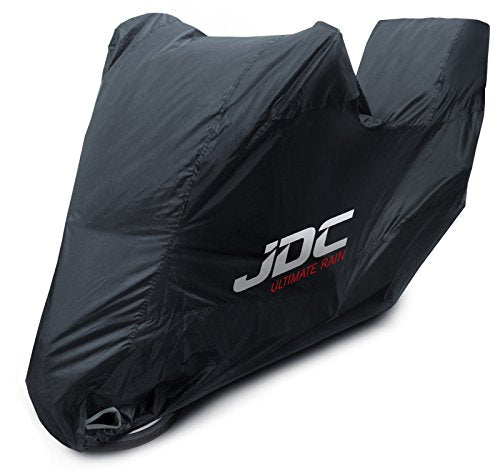 JDC Motorcycle 100% Waterproof Cover - Ultimate RAIN (Heavy Duty, Soft Lining, Heat Resistant Panels, Taped Seams) - XL Tall Top Box - size: XL Tall Top Case