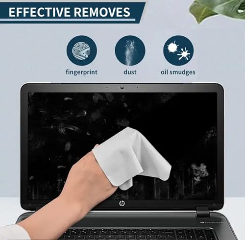 Premium Microfiber Cleaning Cloth in Individual PVC Pouches - Glasses Cleaning Cloth for Eyeglasses, Screens, Phones, Computer, Camera Lens, and Delicate Surfaces (6 x 1Pack) - size: 6 Pack