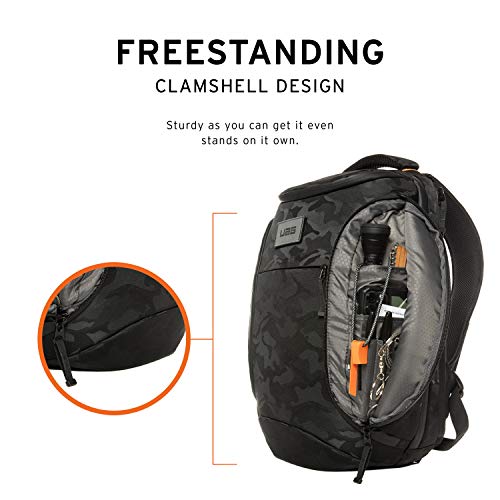 URBAN ARMOR GEAR UAG 18-Liter Backpack Lightweight Tough Weather Resistant Laptop Backpack, fits up to 13-inch, Standard Issue LE Black Midnight Camo - color: Standard Issue - Black Midnight Camo, size: 18-Liter