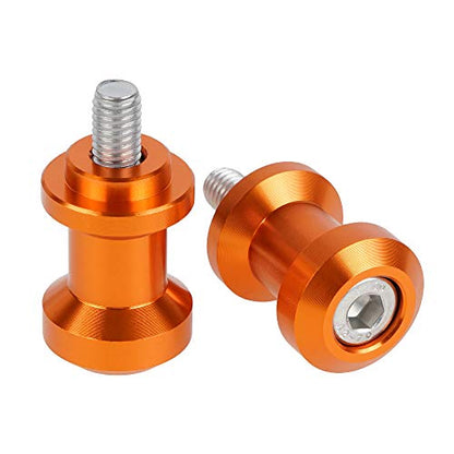 NICECNC Orange M10 XP1.5 SwingArm Spool Bolts Slider Compatible with KTM 690 SMC R/Enduro R 2019-2023,790 890 Duke/Adventure R 2018-2023,250/390 Duke 2018-2021