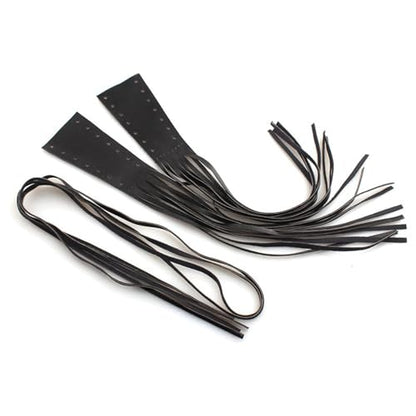 Motorcycle Brake Clutch Covers, Handlebar Tassels Fringe Leather Throttle Grip Covers with Ribbon 2Pcs (Black)
