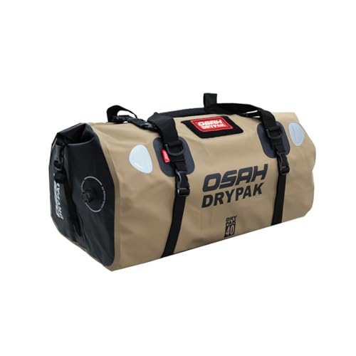 Waterproof Duffel& Luggage Bag - Motorcycle Dry Bag Tail Saddle Bags with Roll Top Closure,Large Storage Space,for Camping, Kayaking, Fishing & Traveling(MudBrown, 40L) - color: MudBrown, size: 40L