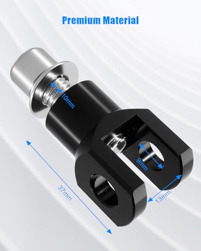 Motorcycle Foot Pegs Mount Supports Footrest Mounting Clevis Hardware Kit 29mm Fit for Harley Davidson FX Softail FXST FXR Low Rider Custom FXLR FXR Super Glide, Male Mount Style