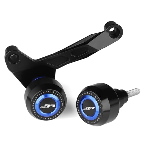 Motorcycle Frame Sliders Falling Protection CNC Compatible with S1000RR 2025 2024 2023 Crash Protector Pad Engine Fairing Guards S 1000 RR S1KRR S1000 RR S 1000RR S1000RR Accessories (Blue) - color: blue