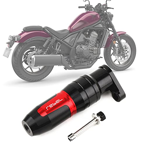 For Rebel CMX 1100 CMX1100 2021 Motorcycle CNC Accessoires Falling protection Exhaust Slider Crash pad slider with logo - color: red