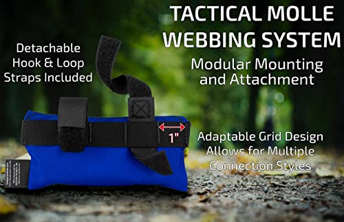 Chase Harper USA 9100 - Buddy Tow - Tough Military spec Nylon Webbing (1785 lb. Test) 12' x 1" - Blue