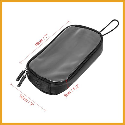 Universal 7 Inch Magnetic Tank Bag Phone Holder Case Saddlebag Faux Leather Waterproof for Motorbike Replacement