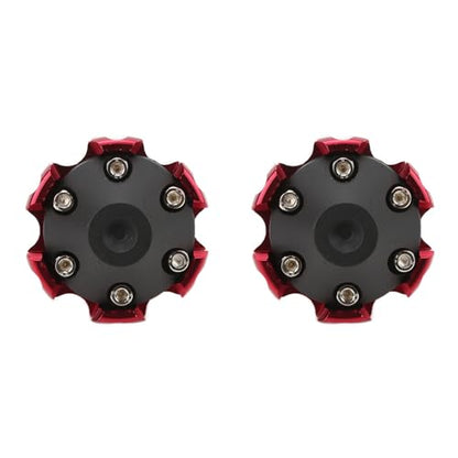 KIMISS 2pcs Wheel Fork Frame Sliders for Motorcycle, CNC Aluminum Alloy Crash Protection, Universal Fit Axle Protector, Fork & Wheel Guard
