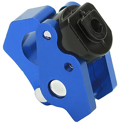 Acouto Helmet Luggage Hanger for Motorcycle, Motorcycle Helmet Hook Universal Claw Shaped Motorcycle Hook CNC Aluminum Alloy Scooter Helmet Bag Luggage Hook Hanger Carry Holder(Blue)