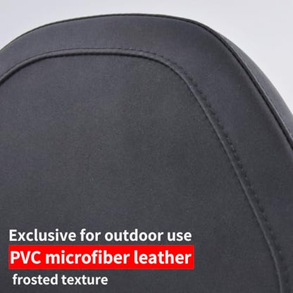Panical Quick Release Sissy Bar Rider Driver Backrest Back Support Pad For Honda Goldwing GL1800 F6B 2021-2026 Frosted texture