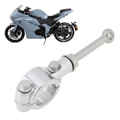 Motorcycle Kickstand Extension Assistant Tool for 20-23mm Side Stand Compatible with Yamaha, Sliver - color: Silver