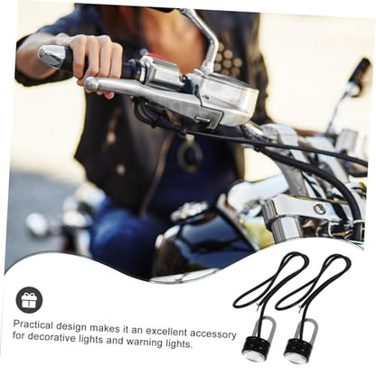 2pcs Led Flashing Marker Lamp Reverse Backup Light High Brightness for Motorcycle Safety Easy to Install for Night Riding and Decoration