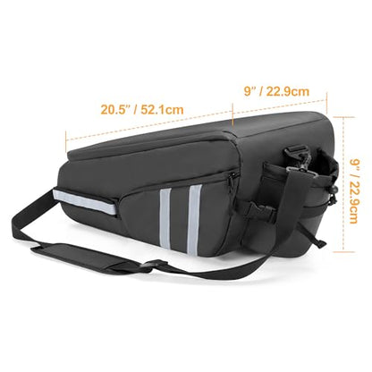 HODRANT Water-resistant Under Seat Bag Compatible with Honda Ruckus 2010-2024 Scooter, Cling to Side Frame Box Scooter Under Seat Organizer with Shoulder Strap for Motorcycle Accessories, Bag Only