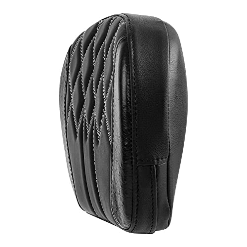 TCMT Detachable Sissy Bar Backrest Pad Fits For Harley 1997-2023 Touring Road King 2018-2023 Softail Slim FLSL Low Rider FXLR - color: Style N