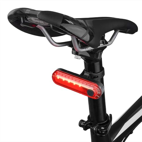 Bike Tail Light, Bicycle Rear Lights USB-C Rechargeable LED Cycling Safety Flashlight with 4 Light Mode for Road Mountain Night Riding & Adults Men Women - color: 4 PACK