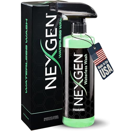 Nexgen Waterless Car Wash (16oz) - Ultimate Waterless Car Cleaner - Scratch-Free and High-Gloss Shine - On-the-Go Car Detailing - Car Cleaning Supplies - Ideal for Cars, Trucks, Boats & More! - size: 16 Fl Oz (Pack of 1)