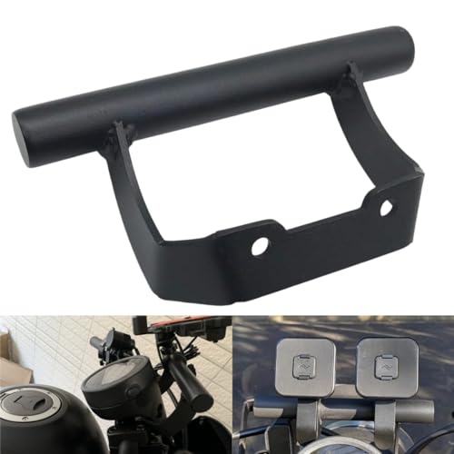 Motorcycle GPS Navigation Bracket 22mm Handlebar Mounting Adapter for Ho-nd-a Rebel 300/500 (CMX300/CMX500) 2017-2021 Handlebar Expansion Phone Rack