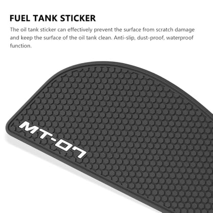 for MT-07 mt07 2026 2025 Accessories Motorcycle Fuel Tank Cap Sticker pad Fuel Tank Cap Anti-Slip Protective pad Tank Grip Knee Protector