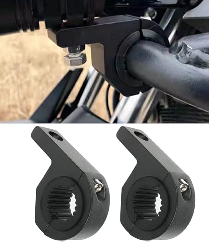 Bylikeho 2PCS Light Bar Mounts, Car Accessories 0.75" 1" 1.25" Bull Bar Mounting Brackets for Car Motorcycle