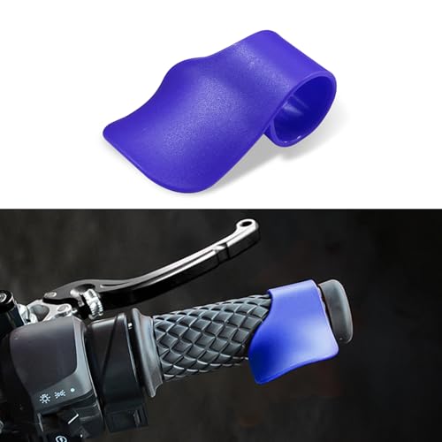 Motorcycle Cruise Control, Throttle Assist, Motorcycle Cruise Assist Grips, Car Accessories Handlebar Oil Control Rocker Rest Accelerator Assistant Universal for 7/8" Handle Bar (Blue) - color: Blue