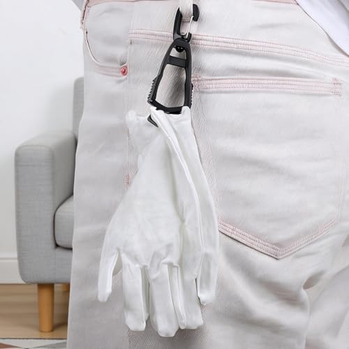 3Pcs Glove Clips for Work Glove Holders,Gloves Holder Clip Duty Belt Accessories, Belt Clip for Construction Worker Gloves Grabber Clips