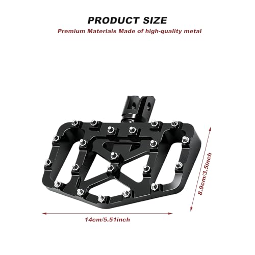 Motorcycle Foot Pegs Softail Rider Driver Footpeg compatible with Harley Davidson FXBB FXLR FXLRS FXLRST FXST FLSB FXBR FXBRS Sportster S RH1250S