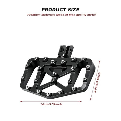 Motorcycle Foot Pegs Softail Rider Driver Footpeg compatible with Harley Davidson FXBB FXLR FXLRS FXLRST FXST FLSB FXBR FXBRS Sportster S RH1250S