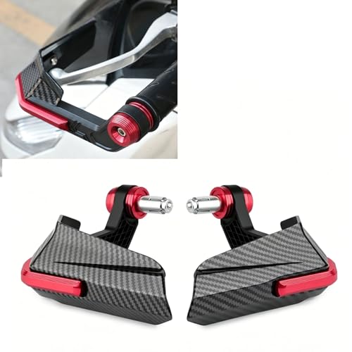 For CB1000F CB1000F SE CB 1000 F cb1000f 2025 2026 Motorcycle Handlebar Brake Clutch Lever Handguard Protector Handguard Handle Cover Windshield (Red) - color: Red