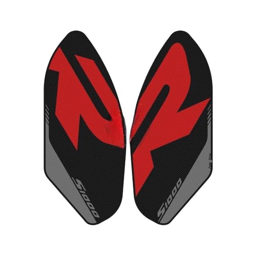 Motorcycle Side Tank Pad Protection Knee Grip for B&MW Motorrad S1000R 2014-2020 Sticker Motorcycle Decals Tanks Pads Decals - color: Black