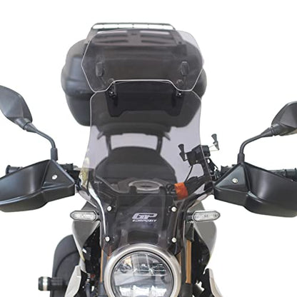 GP Kompozit Universal Windshield Extension Adjustable Clip Windscreen Spoiler Deflector Clear - color: Clear