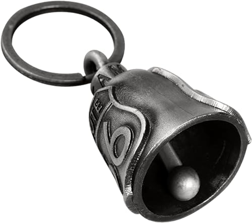 Dream Apparel Motorcycle Bell Guardian Angel Drive Away Gremlin, Biker Bell for Men Women Rider Riding, Good Luck Gift - color: Route 66