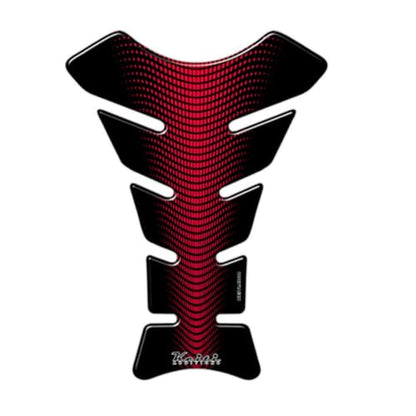 Keiti Universal Motorcycle Tank Pad Wave KT8430 (Red) - color: Red