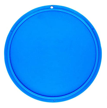 Motorcycle Kickstand Pad. Universal Fit. (Large) (Blue) - color: Blue