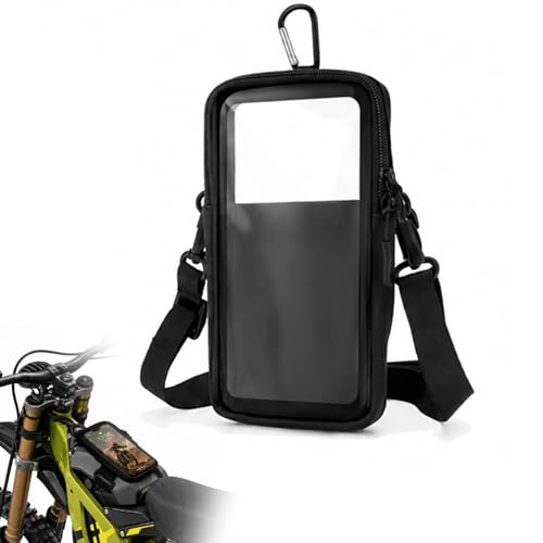 JFG RACING Frame Battery Bag with Touch Screen for E Dirt Bike,Motorcycle Front Cover Storage for Tutti Soleil 01/Surron LBX/E Ride Pro S SS SR/Talaria MX3 MX4 MX5 Ebike Accessories - color: Black, size: 7.48"Lx 3.94"W