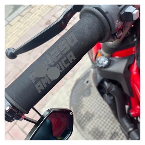 for PAN AME&RICA 1250 S PA1250 2023 Motorcycle Universal Heat Shrinkable Grip Cover Antislip Rubber Handlebar Grip Gripss Handlebars - color: Pan Am-erica