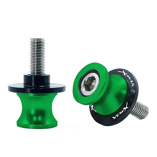 Motorcycle Swing Arm Slider Shaft Motorcycle M6 Swingarm Spools Slider Swing Arm Stand Screws Paddock For Y&AMAHA X MAX XMAX 125 200 250 300 400 X-MAX All Years(M6-2) - color: M6-2