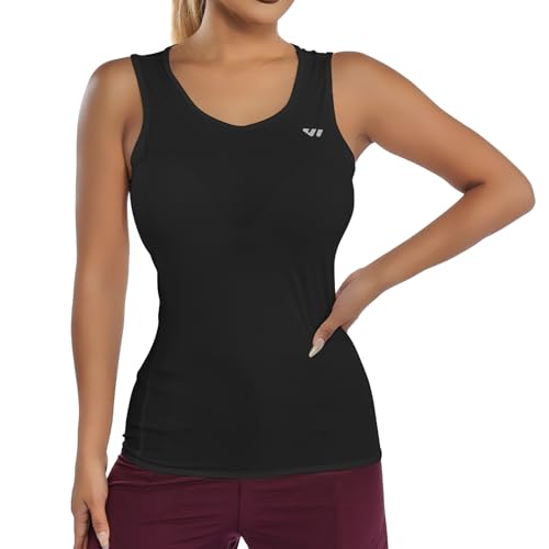 Wulibike Sleeveless Cycling Jersey Women Running Shirts Vest bike top Summer Biking tank Basic Top With Pockets - color: 1-black, size: XX-Large
