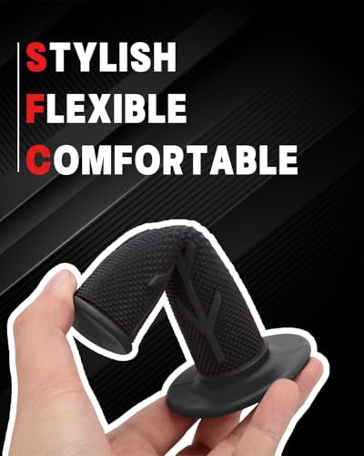 JFG RACING Dirt Bike Visual Throttle Tube Assembly + Cable + Grips 22mm 7/8'' Universal Twist Throttle for Most Motorcycle Pit Bike Mini Bike ATV Scooter, BLACK