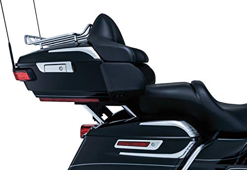 Kuryakyn 8956 Tour-Pak Trunk Luggage/Storage Rack Accessory: Relocator Kit for 2014-19 Harley-Davidson Motorcycles, Black - style: 2014-2019 Models
